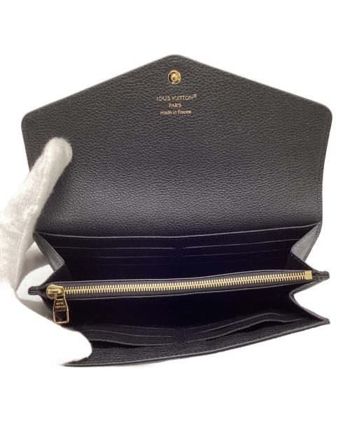 LOUIS VUITTON（ルイ ヴィトン）LOUIS VUITTON (ルイ ヴィトン) 長財布/ポルトフォイユ・サラ ブラックの古着・服飾アイテム