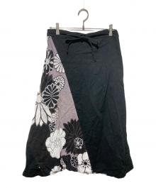 SOU・SOU（ソウソウ）の古着「切替スカート」｜ブラック