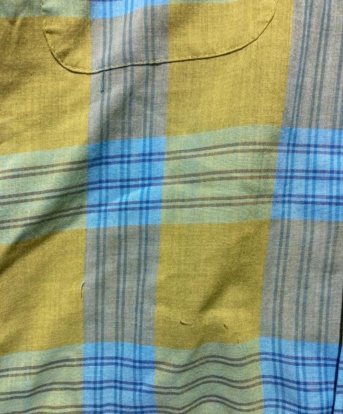 FRUIT OF THE LOOM（フルーツオブザルーム）FRUIT OF THE LOOM (フルーツオブザルーム) royal collection コットンポリチェックシャツ ブルー×グリーン サイズ:XLの古着・服飾アイテム