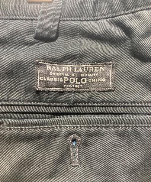 POLO RALPH LAUREN（ポロ・ラルフローレン）POLO RALPH LAUREN (ポロ・ラルフローレン) ブラックチノパン/SMITH PANT ブラック サイズ:35/32の古着・服飾アイテム