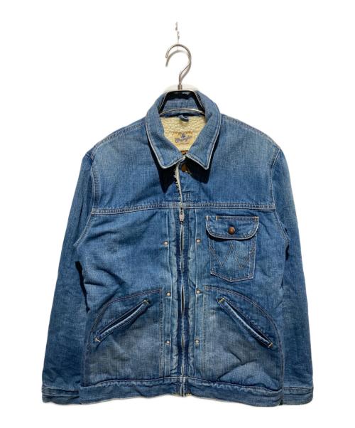 Wrangler（ラングラー）Wrangler (ラングラー) METAPHORE (メタファー) 裏地ボアデニムジャケット インディゴ サイズ:Ｌの古着・服飾アイテム