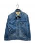 Wrangler（ラングラー）の古着「裏地ボアデニムジャケット」｜インディゴ