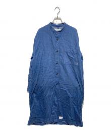 WTAPS（ダブルタップス）の古着「18AW バックプリント&刺繍デニムドクターシャツコート」｜インディゴ