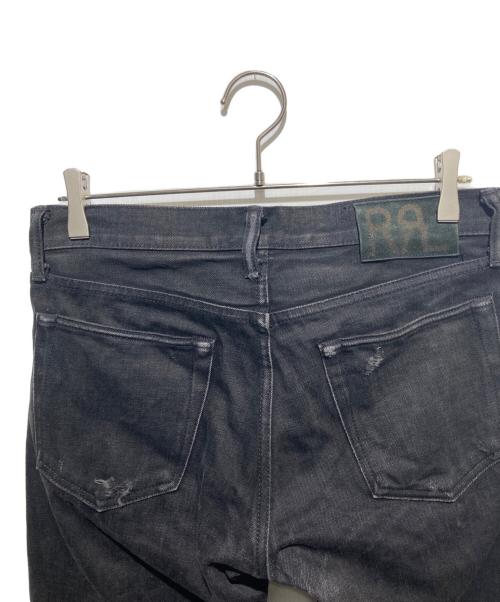 RRL（ダブルアールエル）RRL (ダブルアールエル) スリムフィットデニムパンツ ブラック サイズ:30/30の古着・服飾アイテム