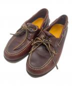 Timberlandティンバーランド）の古着「CLASSIC 2EYE BOAT」｜ブラウン