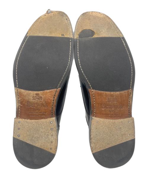 berwick（バーウィック）berwick (バーウィック) Uチップシューズ ブラック サイズ:6.5の古着・服飾アイテム