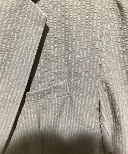 nano・universe（ナノ・ユニバース）nano・universe (ナノ・ユニバース) シアサッカーセットアップ グレー サイズ:不明の古着・服飾アイテム