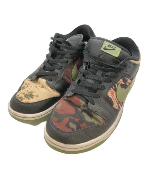 NIKE（ナイキ）NIKE (ナイキ) DUNK LOW SE Sail Multi-Camo グリーン サイズ:28cmの古着・服飾アイテム