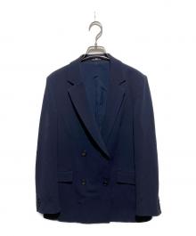 PLST（プラステ）の古着「ダブルテーラードジャケット」｜ネイビー