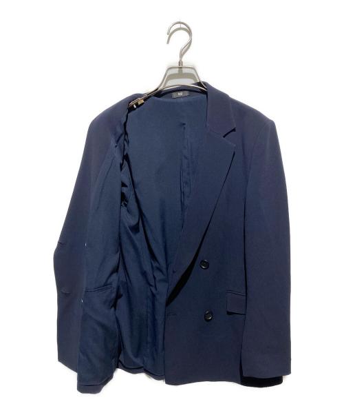PLST（プラステ）PLST (プラステ) ダブルテーラードジャケット ネイビー サイズ:Lの古着・服飾アイテム