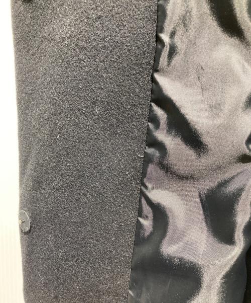 INDIVI（インディヴィ）INDIVI (インディヴィ) キルト＆ウール切り替えデザインコート ブラック サイズ:19の古着・服飾アイテム