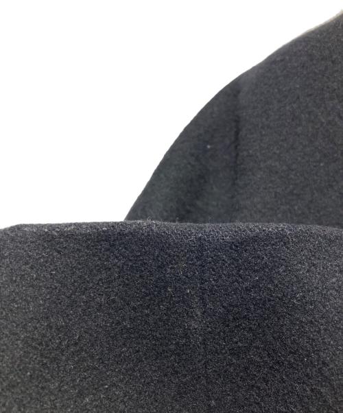 INDIVI（インディヴィ）INDIVI (インディヴィ) キルト＆ウール切り替えデザインコート ブラック サイズ:19の古着・服飾アイテム