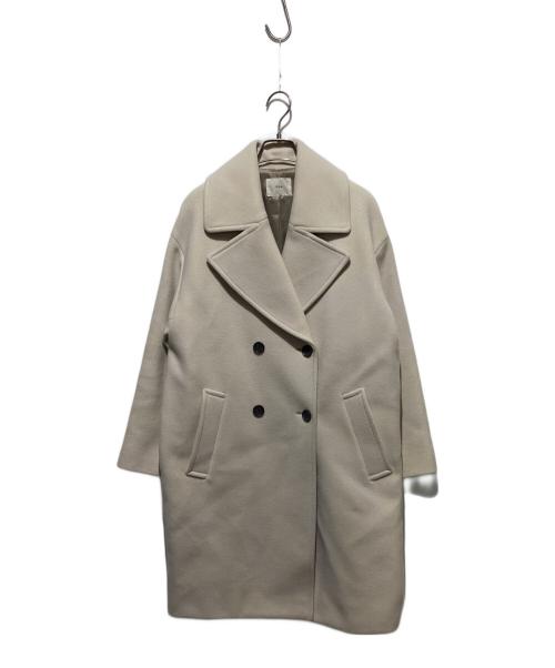 IENA（イエナ）IENA (イエナ) ダブルモッサコート ベージュ サイズ:38の古着・服飾アイテム