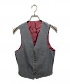 Paul Smith COLLECTIONポールスミス コレクション）の古着「裏数字柄ジレ」｜グレー