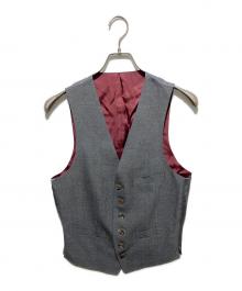 Paul Smith COLLECTION（ポールスミス コレクション）の古着「裏数字柄ジレ」｜グレー