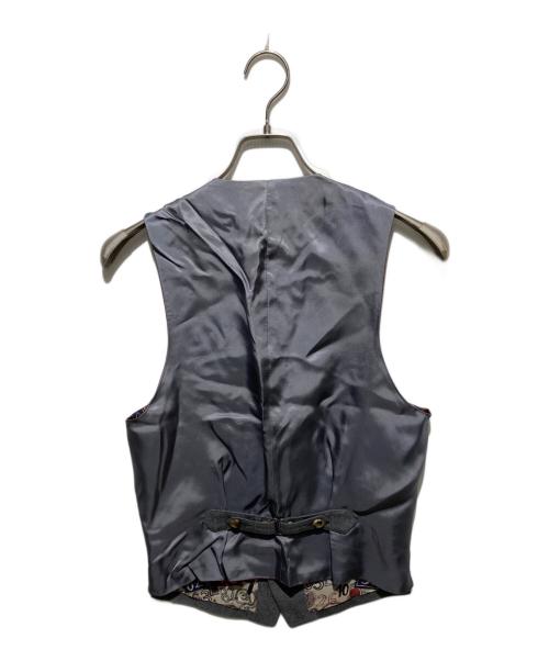 Paul Smith COLLECTION（ポールスミス コレクション）Paul Smith COLLECTION (ポールスミス コレクション) 裏数字柄ジレ グレー サイズ:Mの古着・服飾アイテム