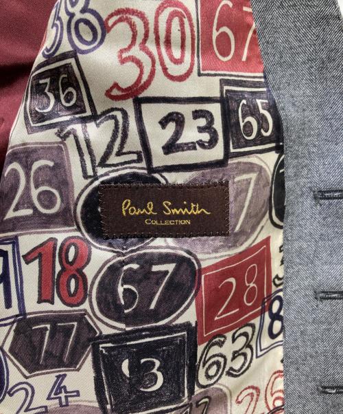 Paul Smith COLLECTION（ポールスミス コレクション）Paul Smith COLLECTION (ポールスミス コレクション) 裏数字柄ジレ グレー サイズ:Mの古着・服飾アイテム