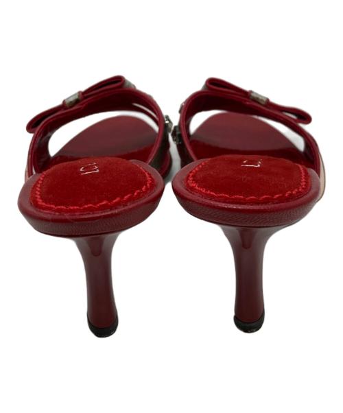 LOUIS VUITTON（ルイ ヴィトン）LOUIS VUITTON (ルイ ヴィトン) 村上隆 (ムラカミタカシ) モノグラム チェリーブロッサムパンプス レッド サイズ:35の古着・服飾アイテム