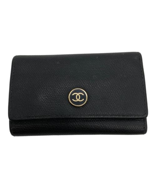 CHANEL（シャネル）CHANEL (シャネル) ココマーク6連キーケース ブラックの古着・服飾アイテム