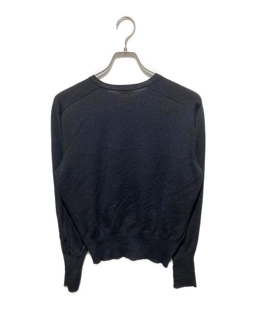 HERMES（エルメス）HERMES (エルメス) シルク×ニット仮面舞踏会カーディガン ブラック サイズ:42の古着・服飾アイテム