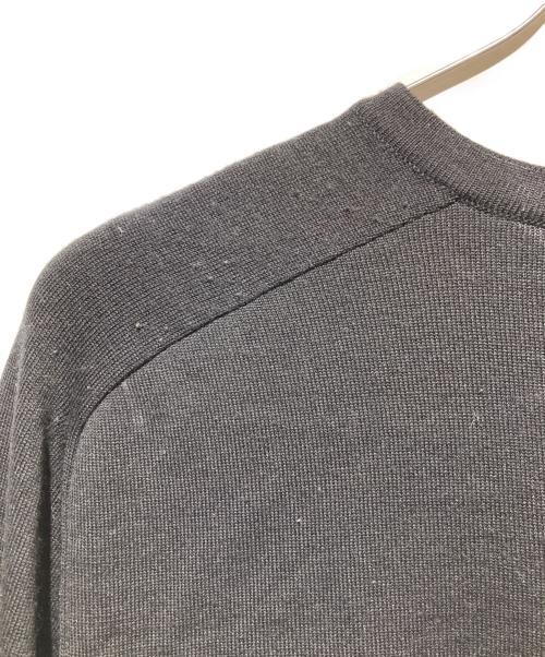 HERMES（エルメス）HERMES (エルメス) シルク×ニット仮面舞踏会カーディガン ブラック サイズ:42の古着・服飾アイテム