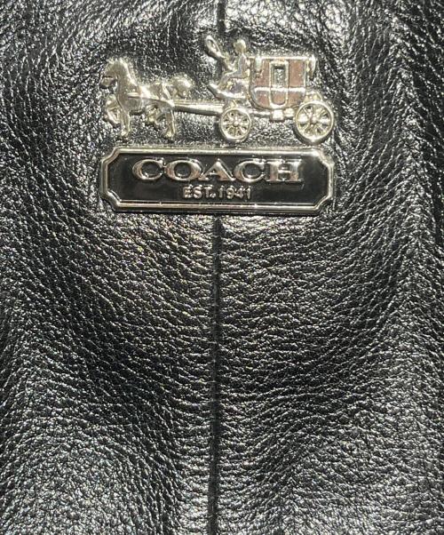 COACH（コーチ）COACH (コーチ) トートバッグ/マディソンレザーマギーハンドバッグ ブラックの古着・服飾アイテム