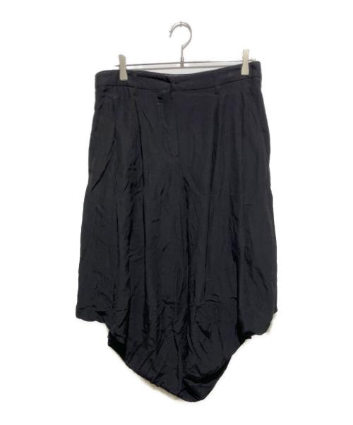 ANN DEMEULEMEESTER（アンドゥムルメステール）ANN DEMEULEMEESTER (アンドゥムルメステール) 99ss アーカイブ バルーンドレープ変形スカート ブラック サイズ:36の古着・服飾アイテム