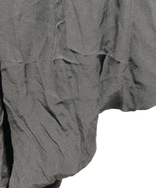 ANN DEMEULEMEESTER（アンドゥムルメステール）ANN DEMEULEMEESTER (アンドゥムルメステール) 99ss アーカイブ バルーンドレープ変形スカート ブラック サイズ:36の古着・服飾アイテム