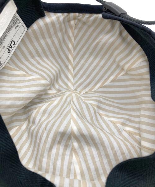 COMES AND GOES（カムズアンドゴーズ）COMES AND GOES (カムズアンドゴーズ) OLMETEX COTTON NYLON CAP ネイビーの古着・服飾アイテム