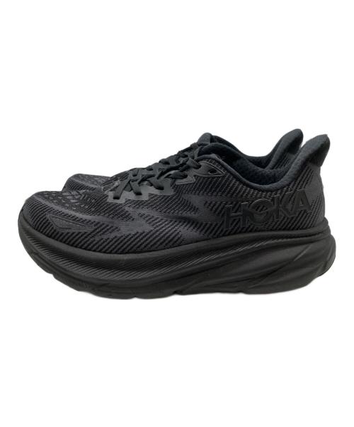 HOKA（ホカ）HOKA (ホカ) クリフトン 9 ワイド ブラック サイズ:26.5の古着・服飾アイテム