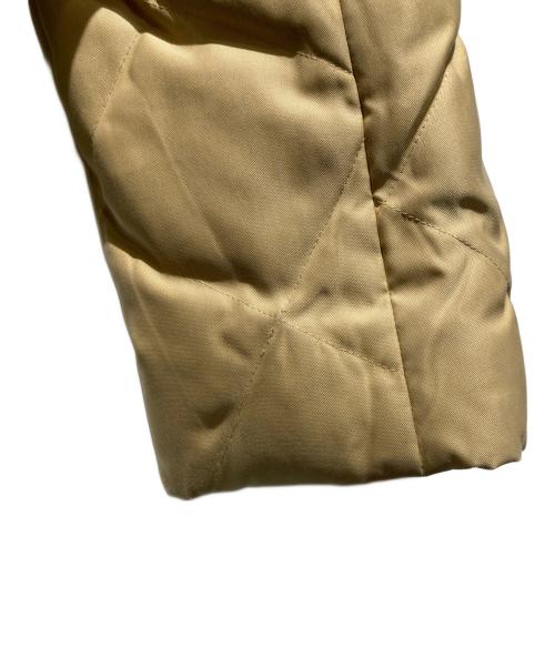 BURBERRY LONDON（バーバリーロンドン）BURBERRY LONDON (バーバリーロンドン) 裏地ノバチェックラビットファーダウンコート ベージュ サイズ:9の古着・服飾アイテム