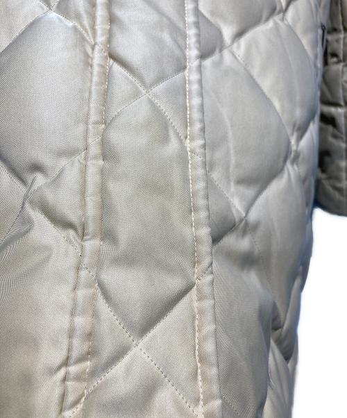 BURBERRY LONDON（バーバリーロンドン）BURBERRY LONDON (バーバリーロンドン) 裏地ノバチェックラビットファーダウンコート ベージュ サイズ:9の古着・服飾アイテム