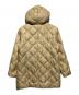 BURBERRY LONDON (バーバリーロンドン) 裏地ノバチェックラビットファーダウンコート ベージュ サイズ:9：12000円