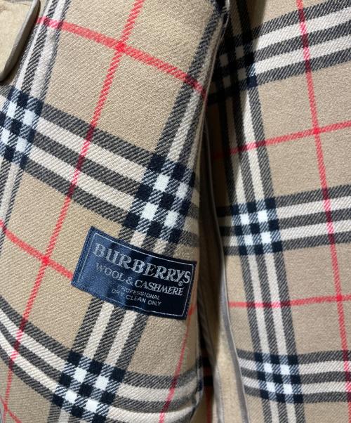 Burberry's（バーバリー）Burberry's (バーバリー) 裏地ノバチェックカシミヤ混ダッフルコート ベージュ サイズ:MAの古着・服飾アイテム
