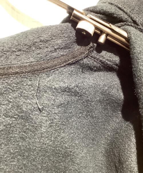 ARMANI EXCHANGE（アルマーニ エクスチェンジ）ARMANI EXCHANGE (アルマーニ エクスチェンジ) old ロゴ刺繍ジップパーカー ブラック サイズ:Mの古着・服飾アイテム