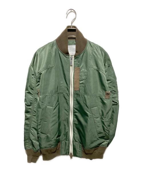 sacai（サカイ）sacai (サカイ) 17SS MA-1 Blouson カーキ サイズ:2の古着・服飾アイテム