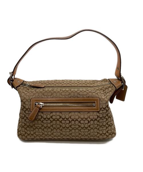 COACH（コーチ）COACH (コーチ) ミニシグネチャーアクセサリーポーチ ブラウンの古着・服飾アイテム