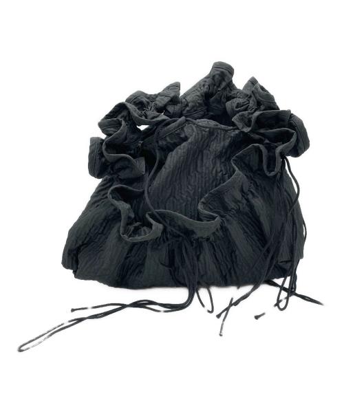 CECILIE BAHNSEN（セシリーバンセン）Cecilie Bahnsen (セシリーバンセン) ミニフリルバッグ/kiku ブラックの古着・服飾アイテム