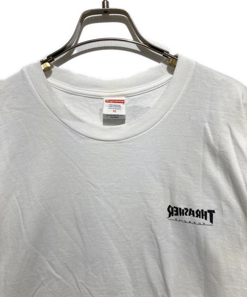 SUPREME（シュプリーム）SUPREME (シュプリーム) THRASHER (スラッシャー) 24AW クロスロゴTシャツ ホワイト サイズ:XLの古着・服飾アイテム