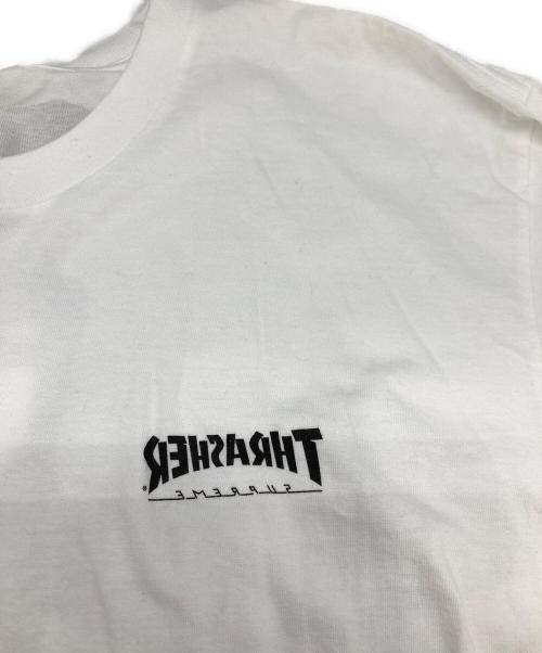 SUPREME（シュプリーム）SUPREME (シュプリーム) THRASHER (スラッシャー) 24AW クロスロゴTシャツ ホワイト サイズ:XLの古着・服飾アイテム
