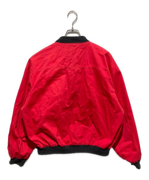 marlboro（マルボロ）Marlboro (マルボロ) リバーシブルMA-1ジャケット ブラック×レッド サイズ:Lの古着・服飾アイテム