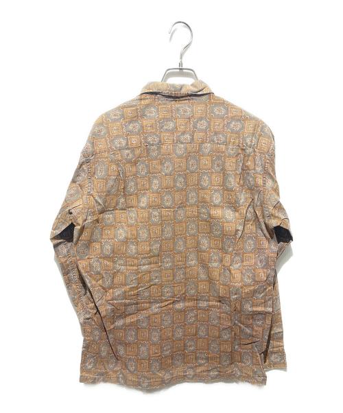 macgregor（マクレガー）macgregor (マクレガー) ヴィンテージ絨毯柄オープンカラーシャツ ブラウン サイズ:Mの古着・服飾アイテム