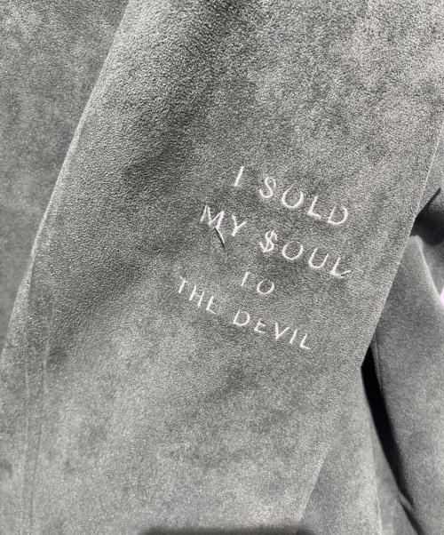 Deviluse（デビルユース）Deviluse (デビルユース) フェイクスエードコーチジャケット グリーン サイズ:Mの古着・服飾アイテム