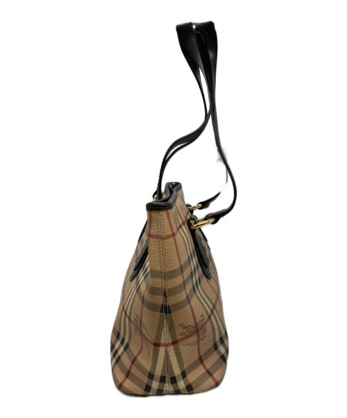 BURBERRY（バーバリー）BURBERRY (バーバリー) ノヴァチェックトートバッグ シャドーホース  ベージュの古着・服飾アイテム