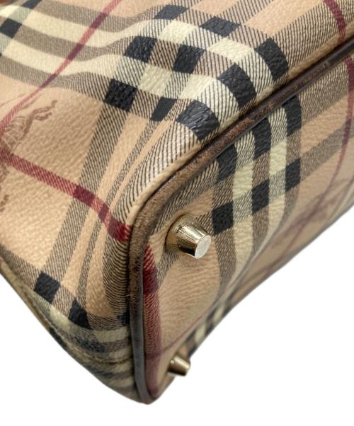 BURBERRY（バーバリー）BURBERRY (バーバリー) ノヴァチェックトートバッグ シャドーホース  ベージュの古着・服飾アイテム