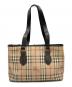 BURBERRY（バーバリー）の古着「ノヴァチェックトートバッグ シャドーホース 」｜ベージュ