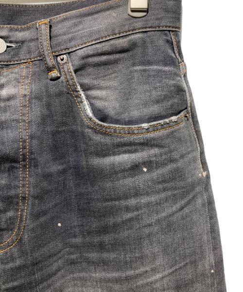 Acne studios（アクネ ストゥディオス）Acne studios (アクネ ストゥディオス) ルーズフィットジーンズ - 2021M Black Trafalgar グレー サイズ:30/32の古着・服飾アイテム