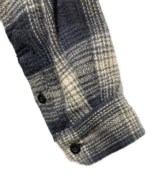 MINEDENIM（マインデニム）MINEDENIM (マインデニム) チェックネルシャツ ブラック サイズ:2の古着・服飾アイテム