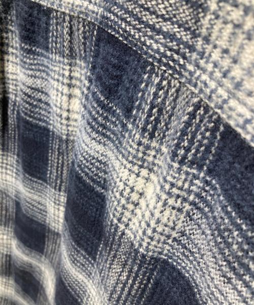 MINEDENIM（マインデニム）MINEDENIM (マインデニム) チェックネルシャツ ブラック サイズ:2の古着・服飾アイテム