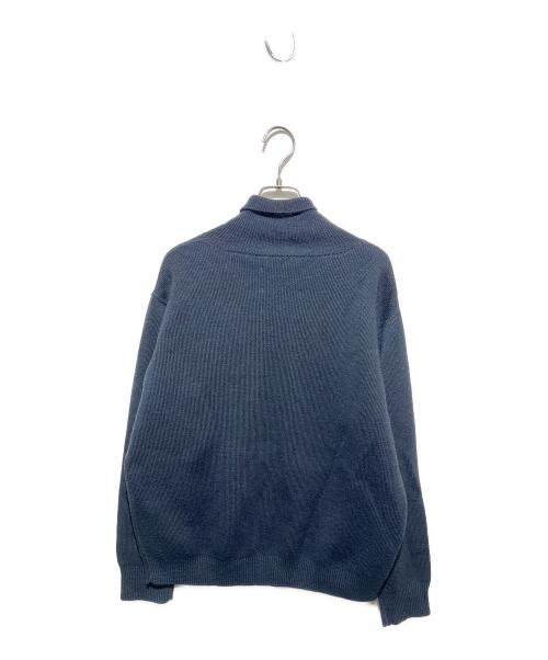 MHL（エムエイチエル）MHL (エムエイチエル) ジップアップニット ネイビー サイズ:Mの古着・服飾アイテム